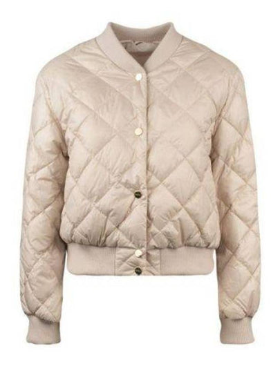 Bisoft Water Repellent Reversible Padded Jacket Beige - MAX MARA - BALAAN 2