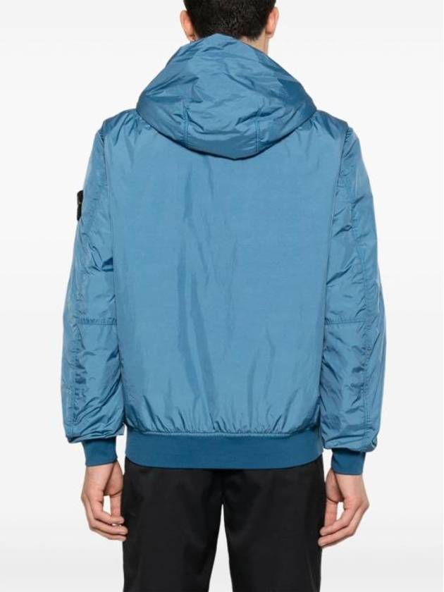 Crinkle Reps R NY Padding Blue - STONE ISLAND - BALAAN 4