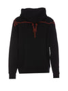 Stitch Wings Regular Hoodie Black - MARCELO BURLON - BALAAN 3