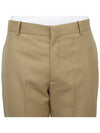 Tailored Cigarette Straight Pants Dark Beige - ALEXANDER MCQUEEN - BALAAN 7