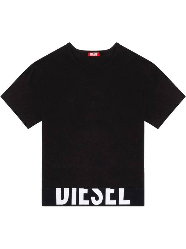 Logo Print T Shirt A145930HMAU - DIESEL - BALAAN 1