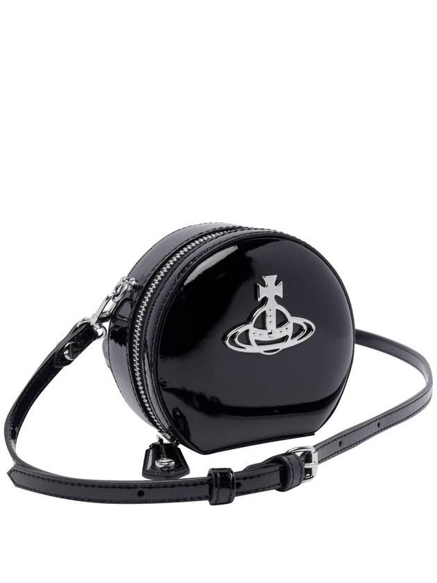 Logo All Round Zip Mini Bag Black - VIVIENNE WESTWOOD - BALAAN 3