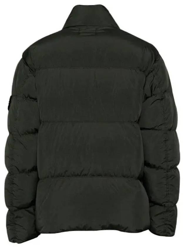 Garment Dyed Crinkle Reps Down Padding Grey - STONE ISLAND - BALAAN 3