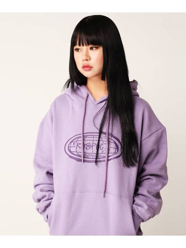 Unisex Script Logo Hoodie Purple - RESPECT - BALAAN 1