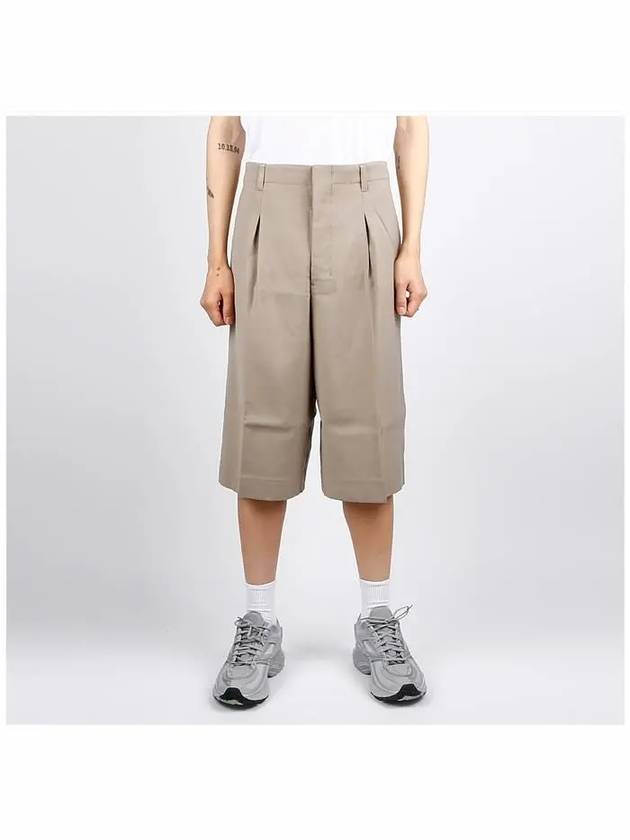 HSO305 VI0007 2811 Long Bermuda Short Pants - AMI - BALAAN 3