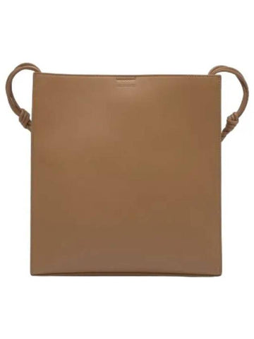 Medium Tangle Shoulder Bag Brown - JIL SANDER - BALAAN 1