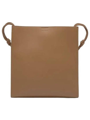 Medium Tangle Shoulder Bag Brown - JIL SANDER - BALAAN 1