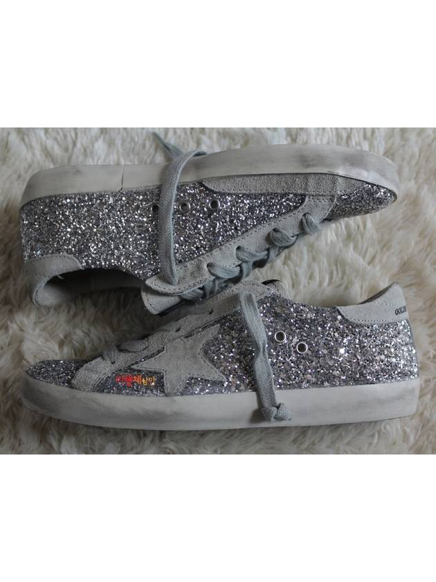 215 size kids silver glitter vintage superstar low - GOLDEN GOOSE - BALAAN 8