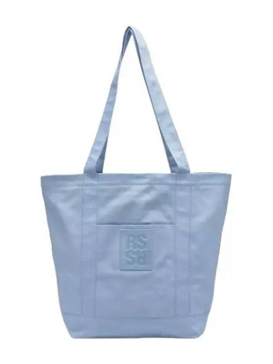 Logo Patch Inside Tote Bag Light Blue Handbag - RAF SIMONS - BALAAN 1