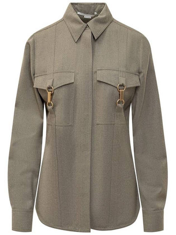 Stella McCartney Shirt With Buckles - STELLA MCCARTNEY - BALAAN 1