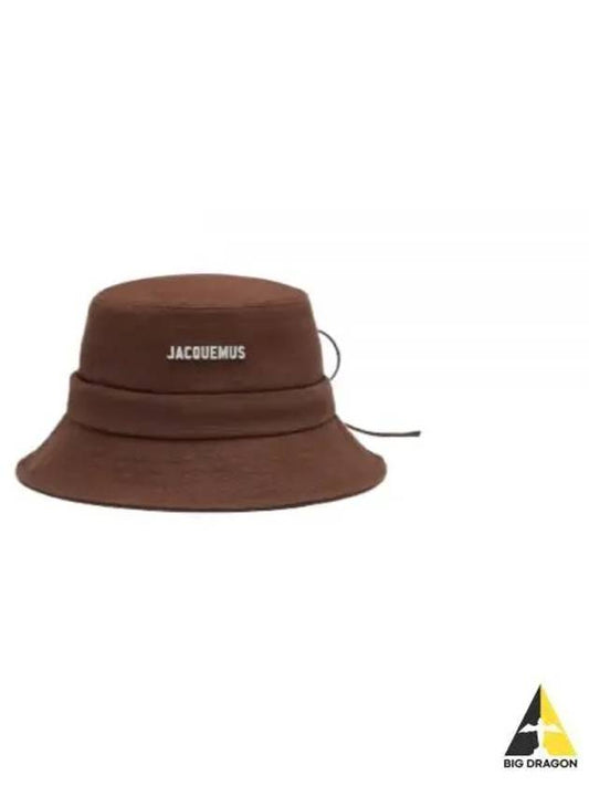 Le Bob Gadjo Knotted Bucket Hat Brown - JACQUEMUS - BALAAN 2