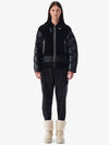 LES ALPES W glossy hybrid shearling jacket - IRO - BALAAN 2