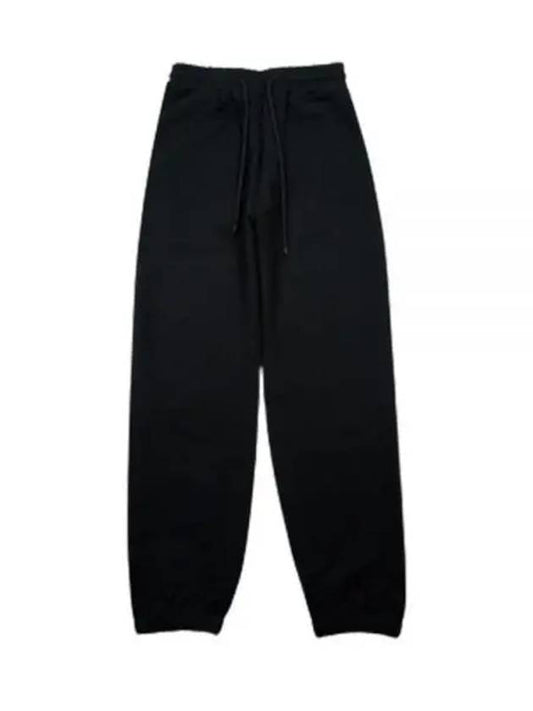 Cloud Logo Track Pants Black - MSGM - BALAAN.