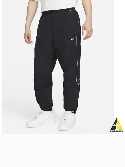 Solo Swoosh Track Pants Black - NIKE - BALAAN 2