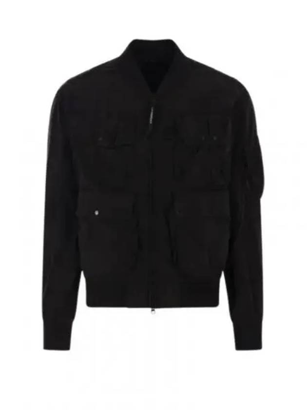 Chrome-R Multipocket Bomber Jacket Black - CP COMPANY - BALAAN 2