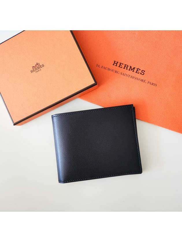 Citizen Twill Card Wallet Black Beige - HERMES - BALAAN 3