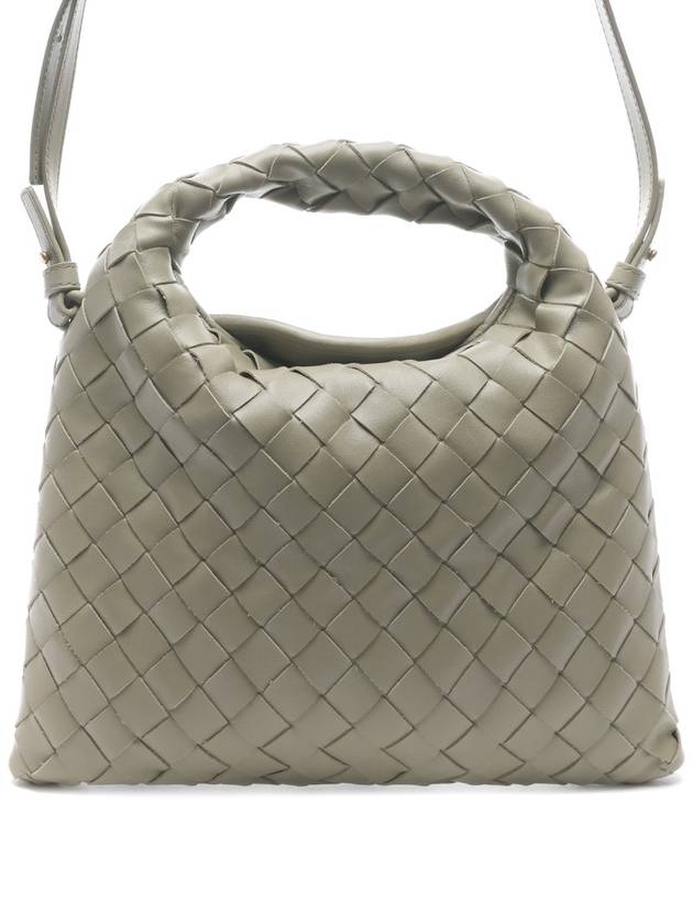 Intrecciato Mini Hop Tote Travertine - BOTTEGA VENETA - BALAAN 3