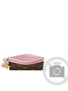 LV Charm Monogram Card Wallet Brown Pink - LOUIS VUITTON - BALAAN 4