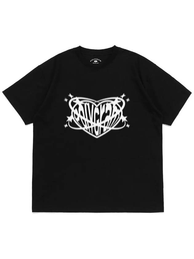 HEART ORBIT T SHIRTS BLACK - POLYGRAM - BALAAN 3