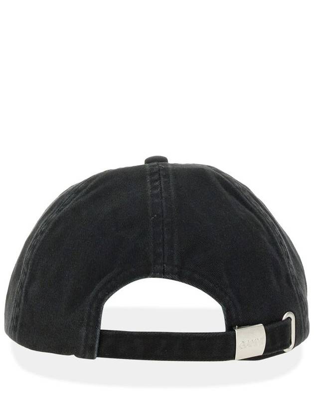 Logo Ball Cap Black - GANNI - BALAAN 4