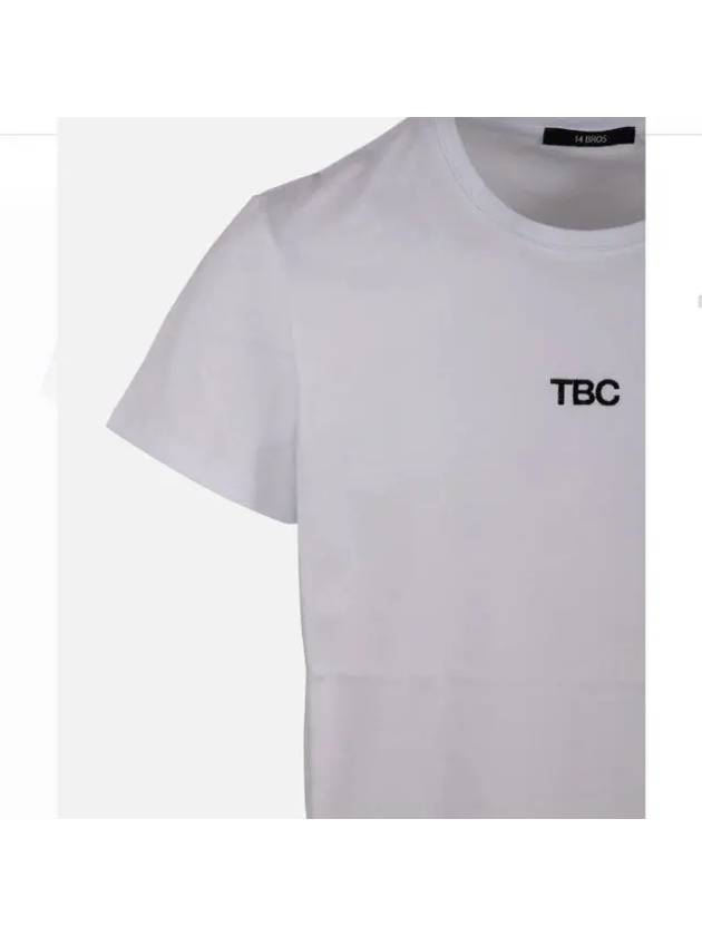 14BRO S Men's TBC Logo Printing Round White Men's Short Sleeve 12679 A3062B14 001 - 14 / QUATORZE - BALAAN 4