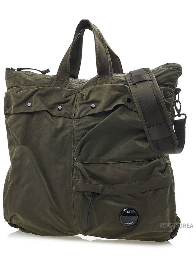 Nylon B Tote Bag Green - CP COMPANY - BALAAN 3