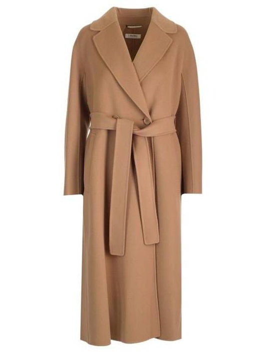 Virgin Wool Belt Double Breasted Coat 2390161233600 - S MAX MARA - BALAAN 2