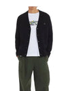 Bold Fox Head Patch Regular Cardigan Black - MAISON KITSUNE - BALAAN 5