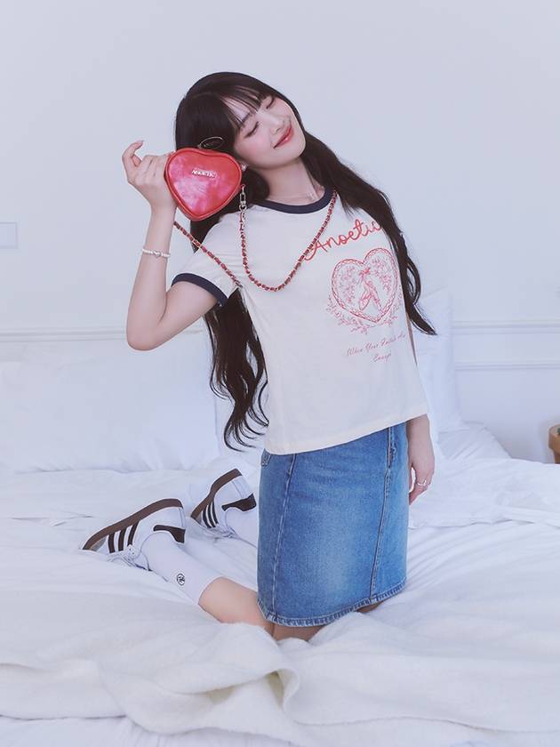 ANC LOVE HALF T SHIRT IVORY - ANOETIC - BALAAN 1