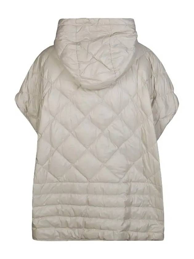 Treman Zip-Up Padded Cape Ivory - MAX MARA - BALAAN 3