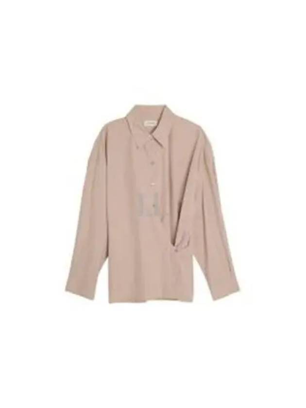 Straight Collar Twisted Shirt Violet Ice - LEMAIRE - BALAAN 2