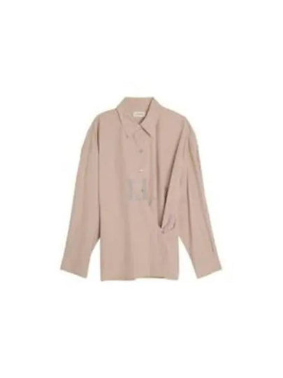 Straight Collar Twisted Shirt Violet Ice - LEMAIRE - BALAAN 2