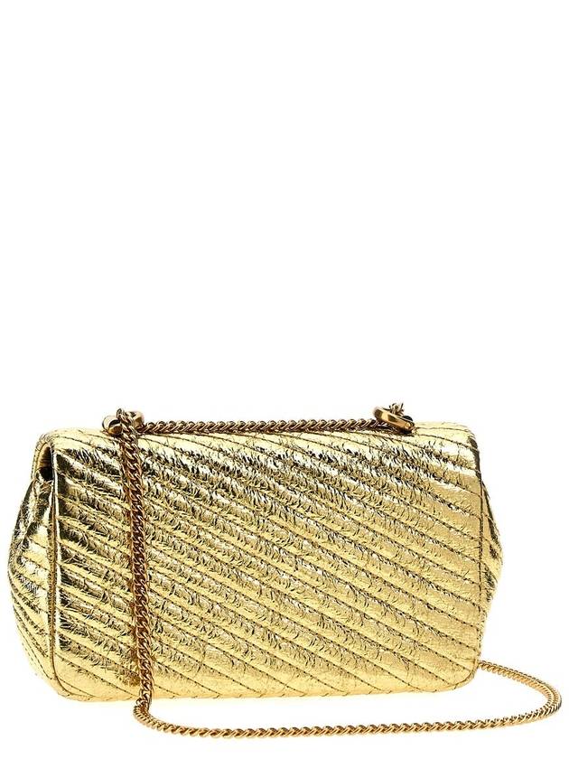 Tory Burch 'Kira Metallic Moto Quilt Mini' Crossbody Bag - TORY BURCH - BALAAN 3