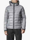 Crofton Hoody Black Label Padding Grey - CANADA GOOSE - BALAAN 2