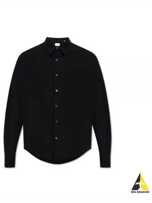 De Coeur Boxy Fit Long Sleeve Shirt Black - AMI - BALAAN 2