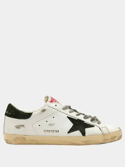 Men's Shearling Superstar Low Top Sneakers White Black Tab - GOLDEN GOOSE - BALAAN 2