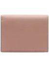 Compact V Logo Signature Calfskin Half Wallet Beige - VALENTINO - BALAAN 5