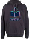 Miley Logo 3D Hoodie Faded Night - ISABEL MARANT - BALAAN 1