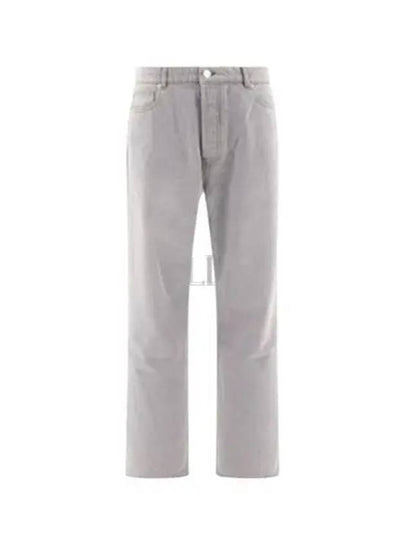 Loose Fit Denim Straight Jeans Grey - AMI - BALAAN 2