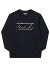 Sweatshirt CMR601FL BLACK Scribble Logo Classic Men's Sweatshirt Women's Sweatshirt - MARTINE ROSE - BALAAN 2