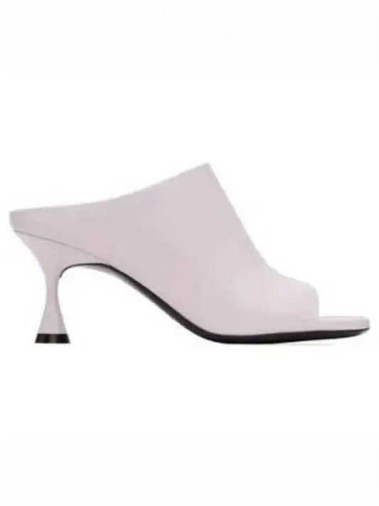 Open Toe Leather Sandals Heels Lilac - ACNE STUDIOS - BALAAN 2