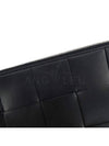 Intrecciato Weaving Strap Clutch Bag Black - BOTTEGA VENETA - BALAAN 6