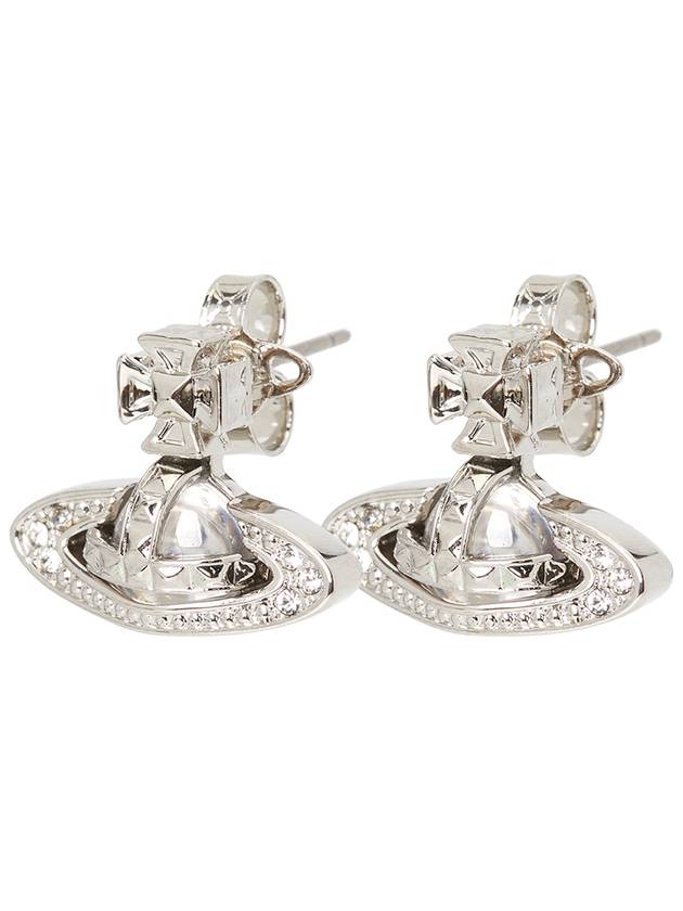 Pina Bas Relief Earrings Silver - VIVIENNE WESTWOOD - BALAAN 3