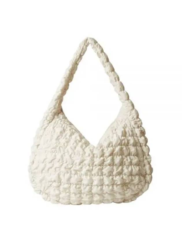 Quilted Oversized Shoulder Bag Offwhite - COS - BALAAN 2