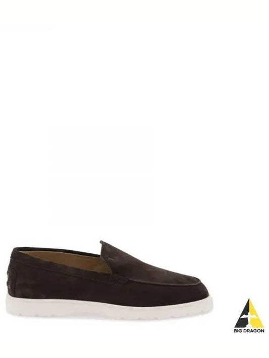 Casual Suede Slipper Loafers Brown - TOD'S - BALAAN 2