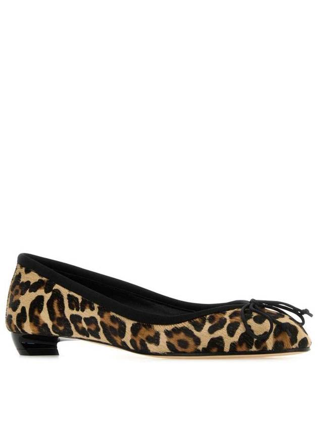 Armadillo Leopard High Heels Ballerina Brown - ALEXANDER MCQUEEN - BALAAN 3