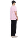 Midweight Jersey Anchor Short Sleeve T-Shirt Pink - THOM BROWNE - BALAAN 7