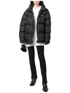 Logo Patch Puffer Down Padding Black - VETEMENTS - BALAAN 7