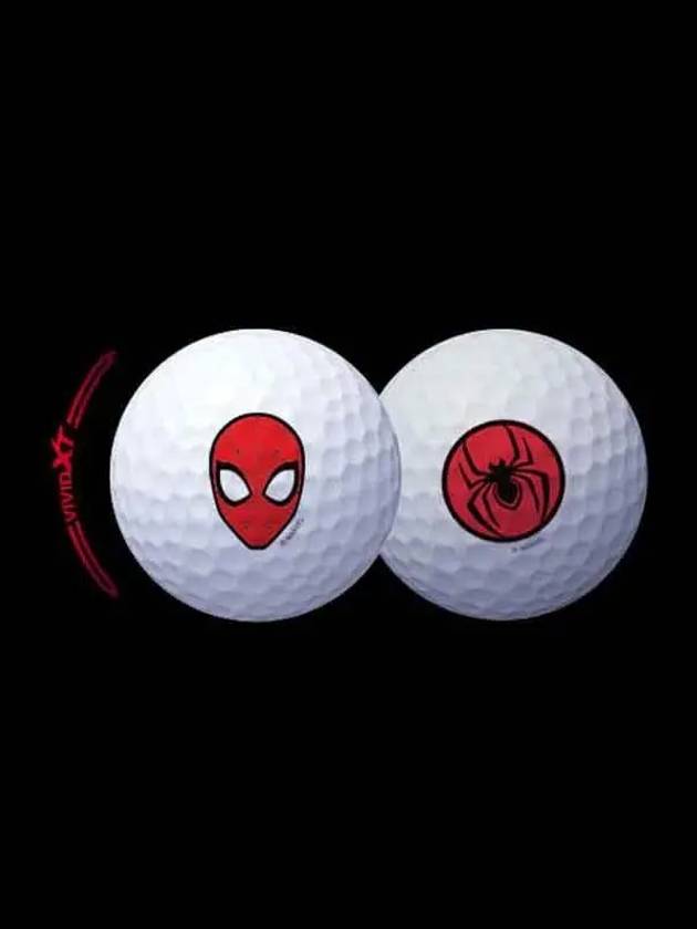 Golf Ball Ball Marker Vivid XT Spiderman 4 Piece 4 Balls - VOLVIK - BALAAN 3