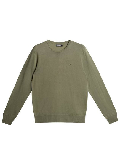 Lyle Light Merino Wool Knit Top Oil Green - J.LINDEBERG - BALAAN 2